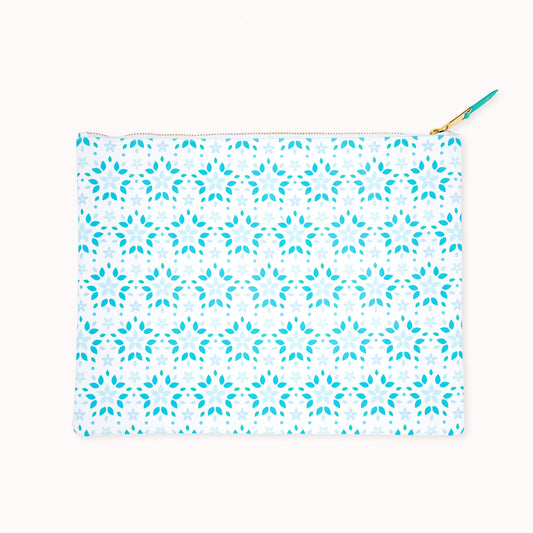 Carry All Pouch | Teal Tile