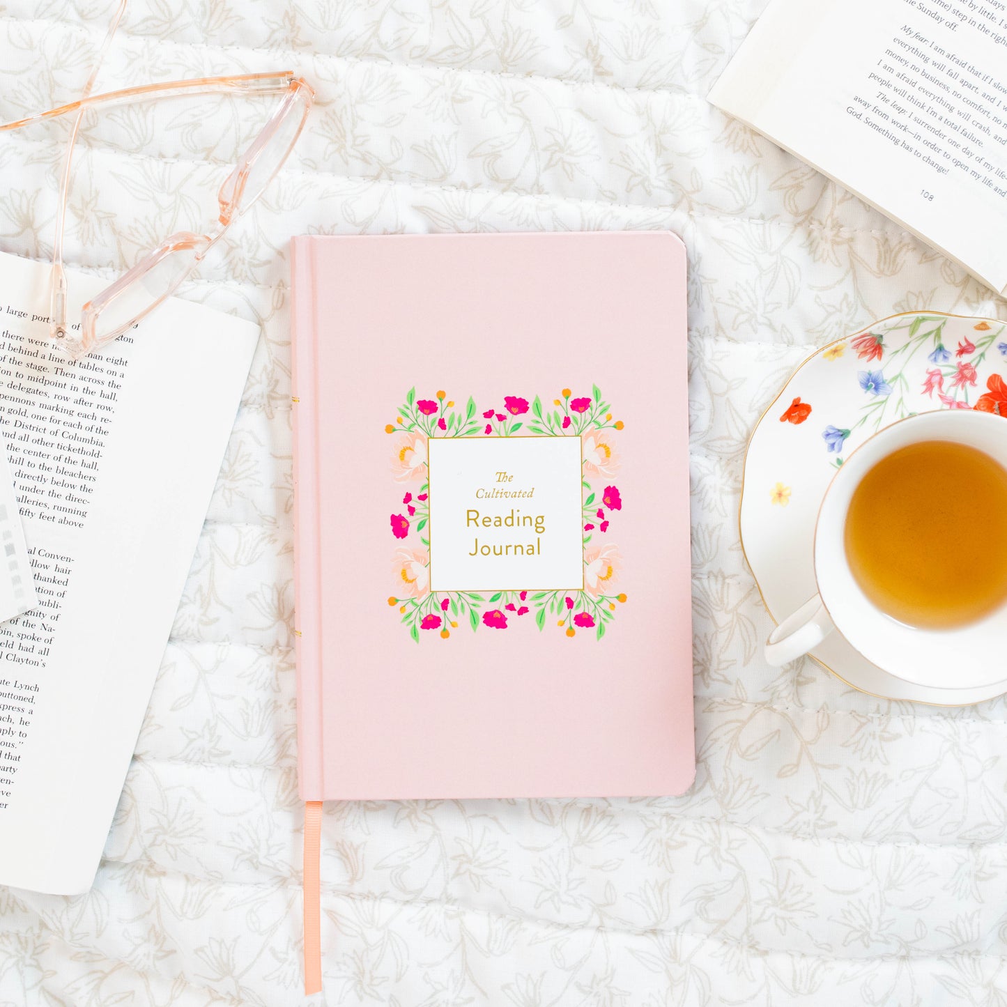 Cultivated Reading Journal - Blush Blooms