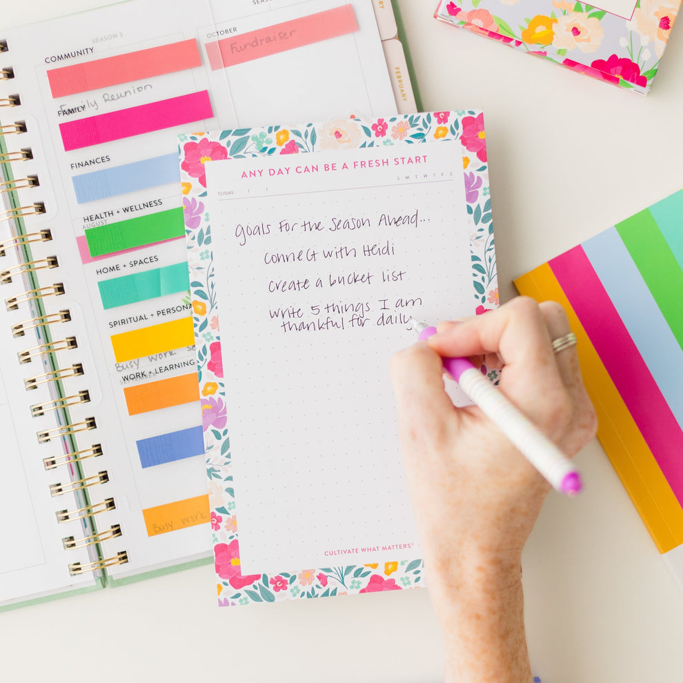 Dot Grid Notepad | Blooms – Cultivate