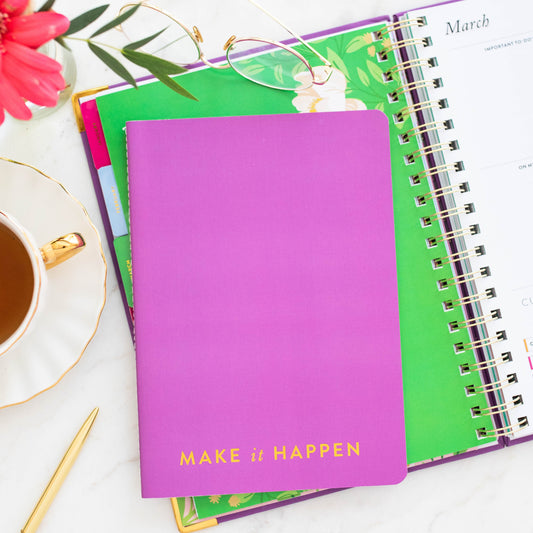 Everyday Lined Notebook | Make It Happen