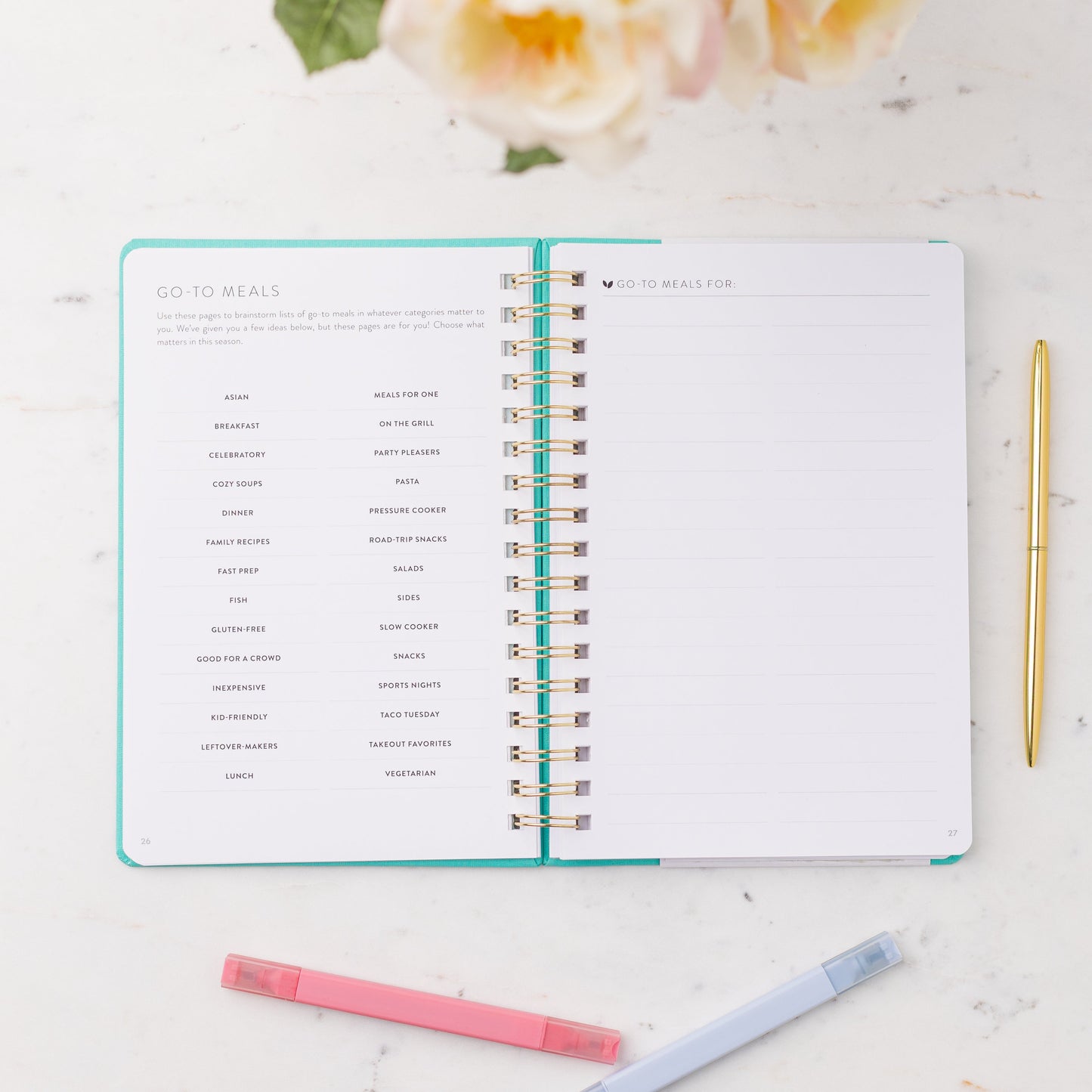 Meal Planning Journal