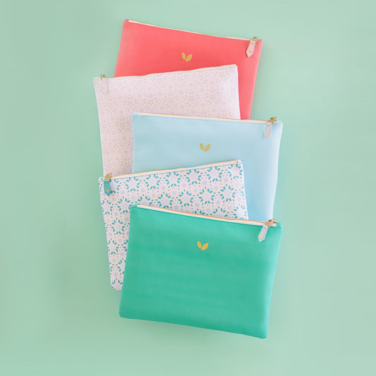 Carry All Pouch | Teal Tile