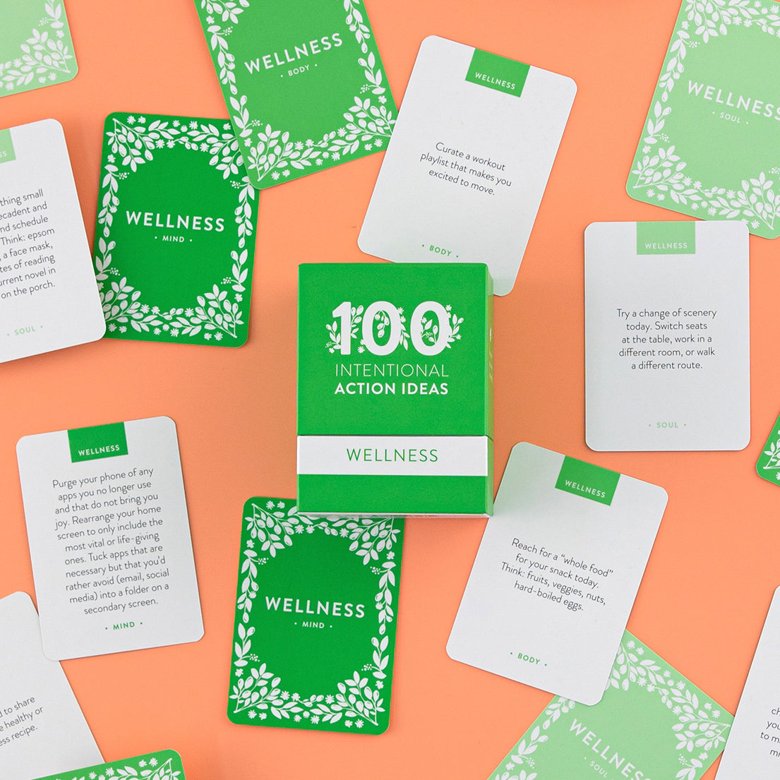 Intentional Action Card Deck | Wellness