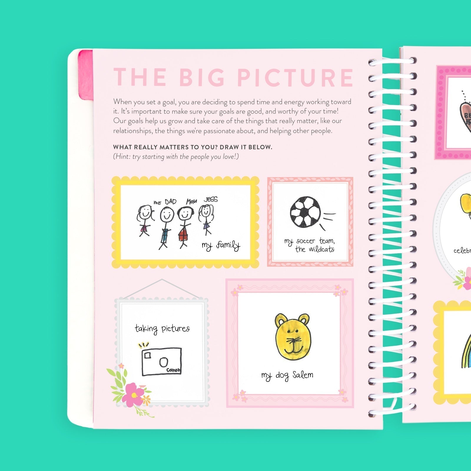 Girls Goal Planner - Cultivate What Matters - Goal Setting 