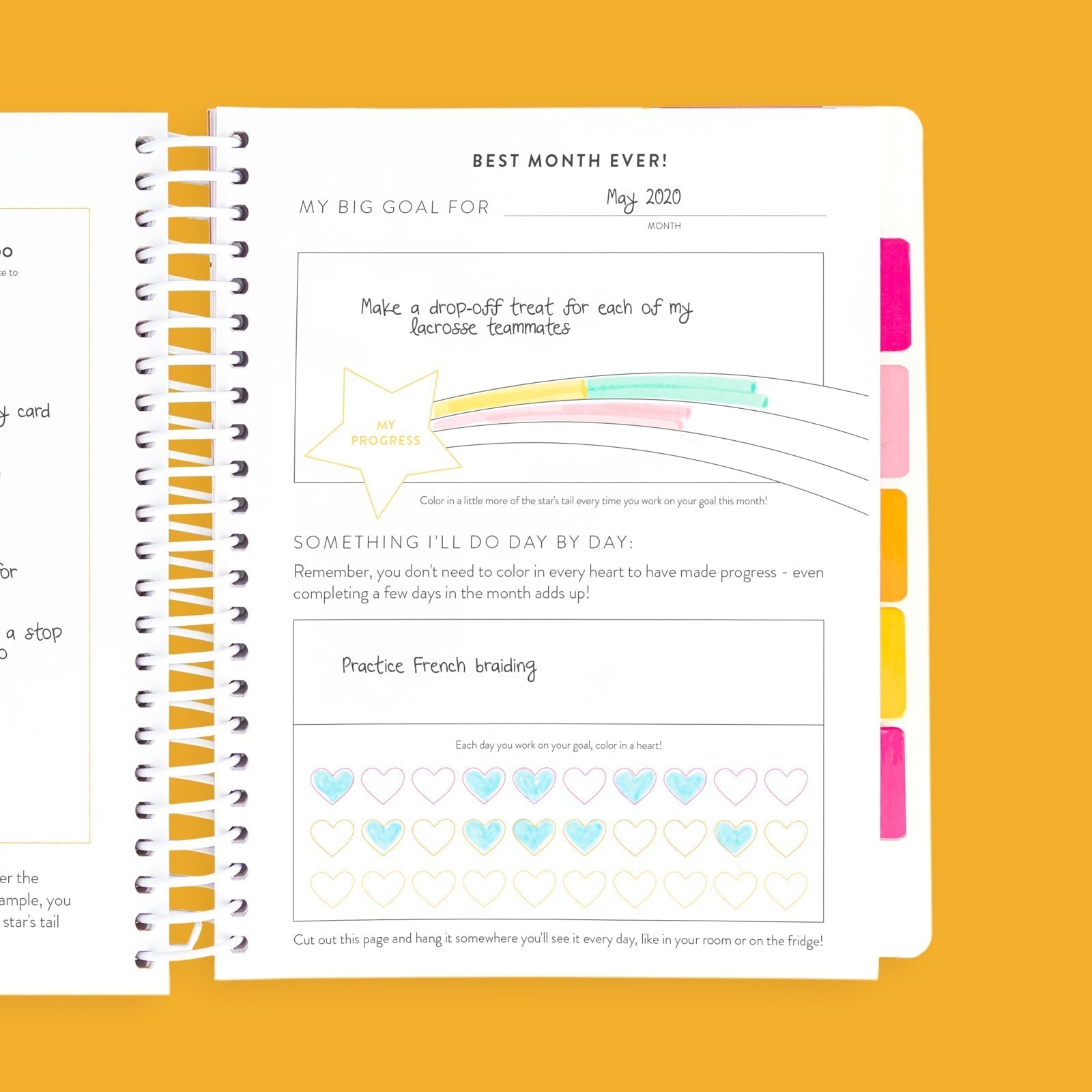 Girls Goal Planner - Cultivate What Matters - Goal Setting 