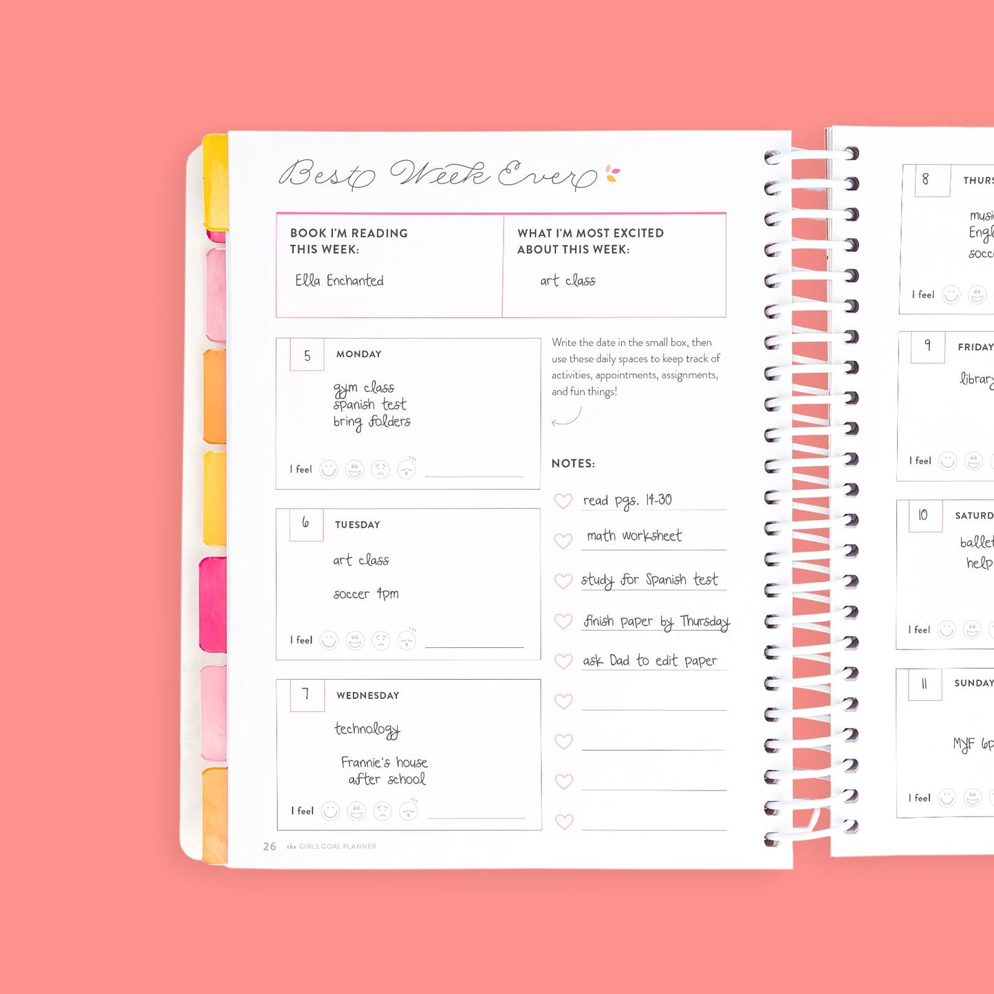 Girls Goal Planner