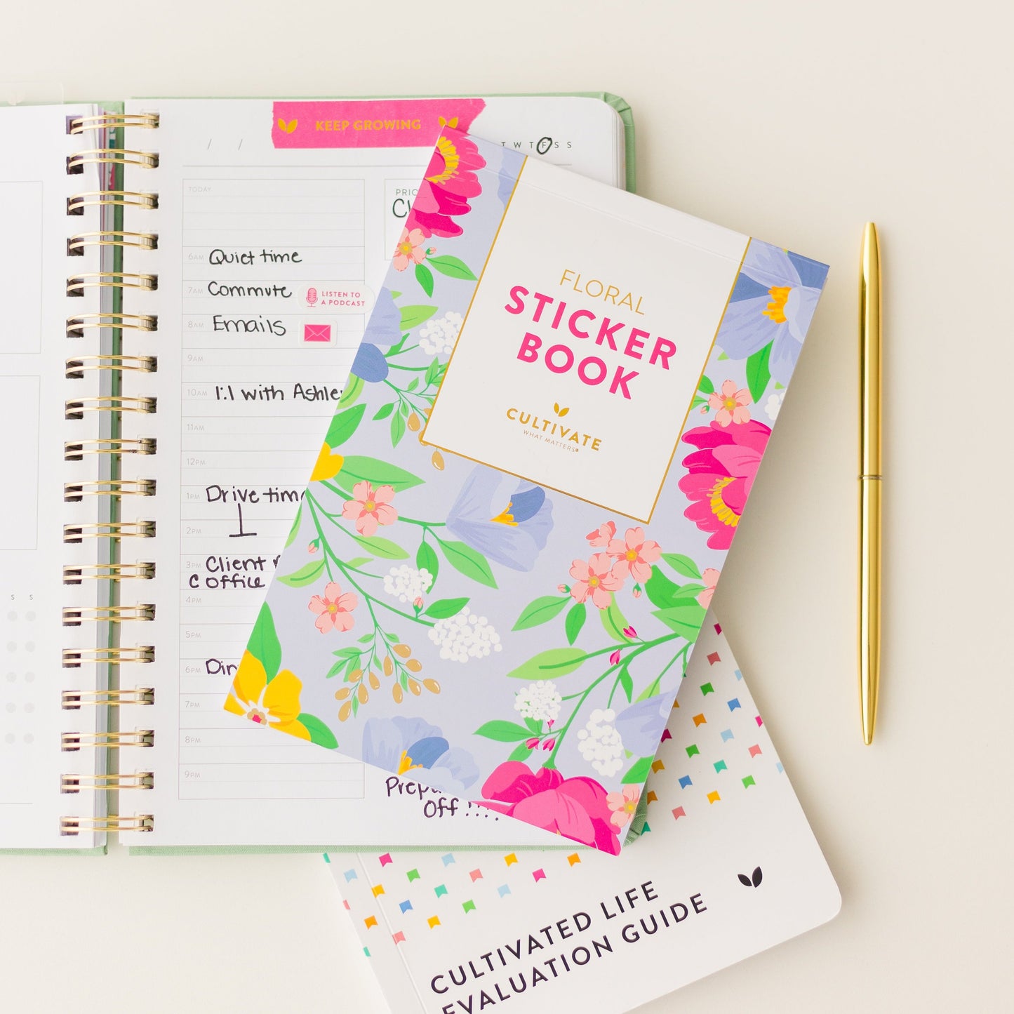 Floral Sticker Book