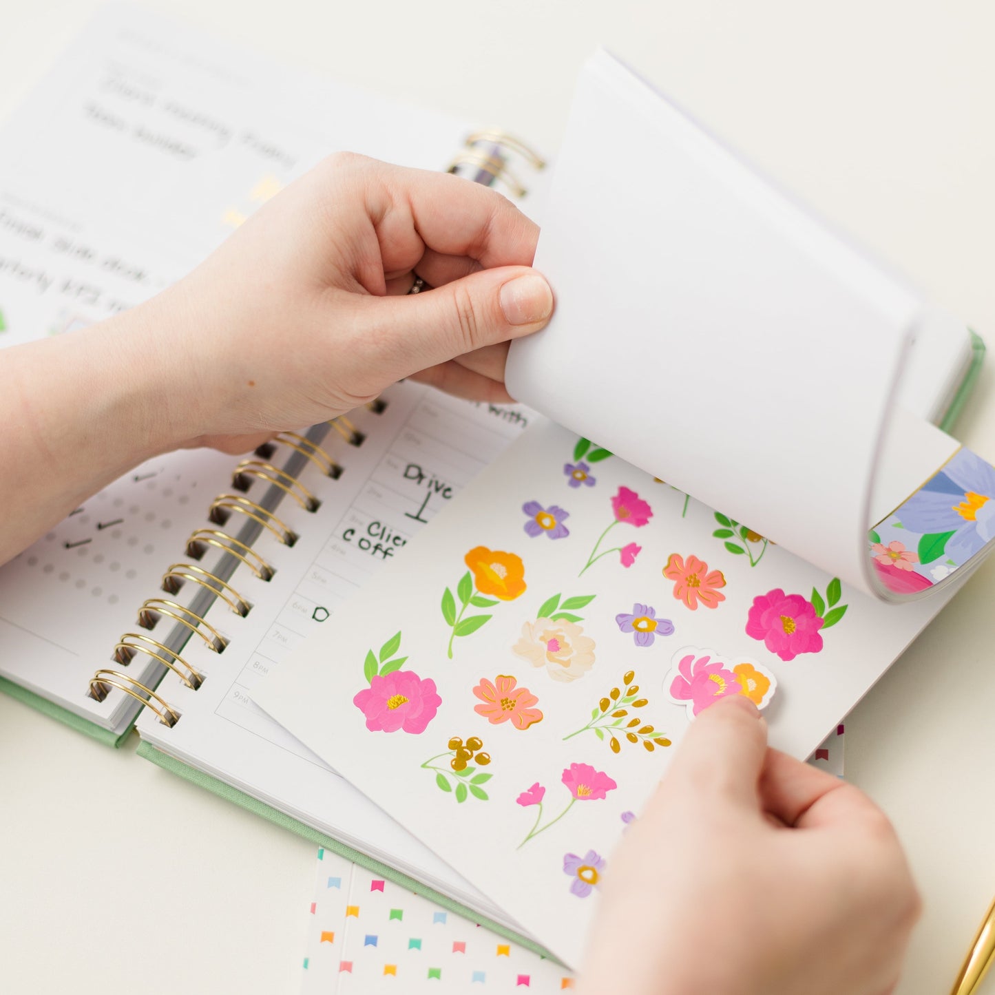 Floral Sticker Book