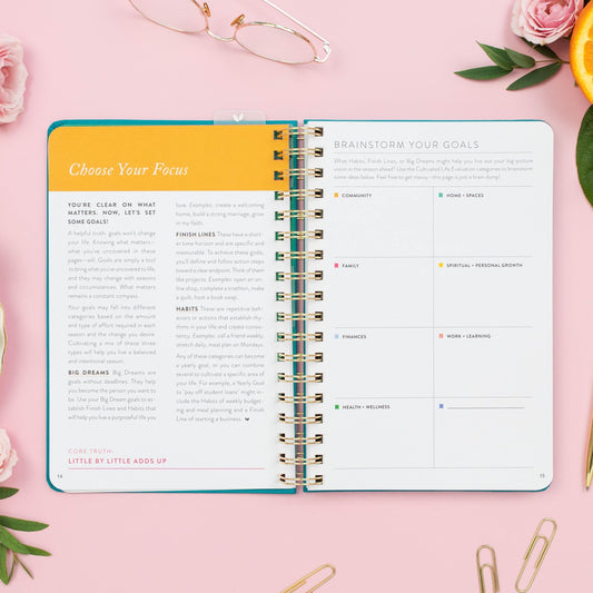 Fresh Start Daily Planner | Undated (Lavender Casebound)