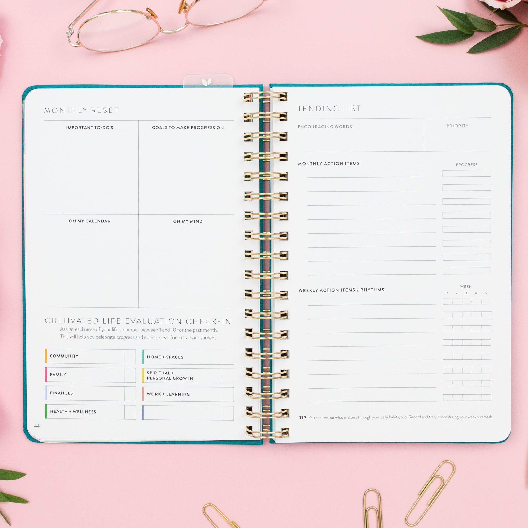 Fresh Start Daily Goal Planner® 