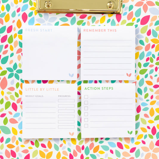 Goal Setting Sticky Notes