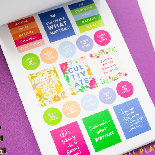 Growing Good Things Sticker Book