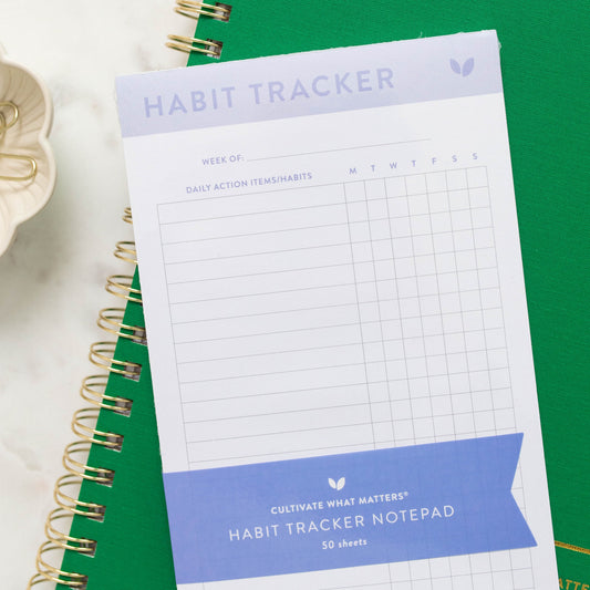 Habit Tracker Notepad | Lavender