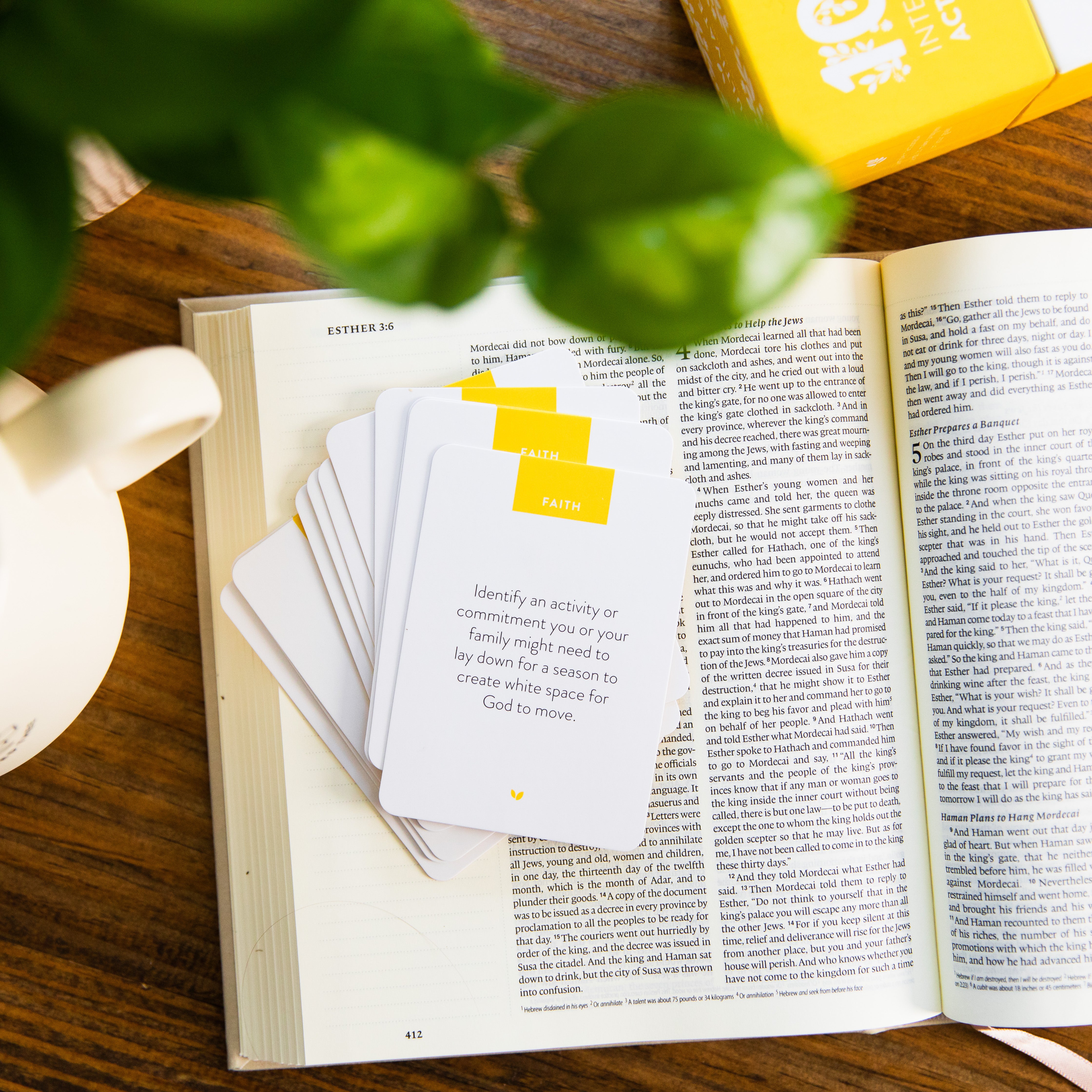 Intentional Action Card Deck | Faith