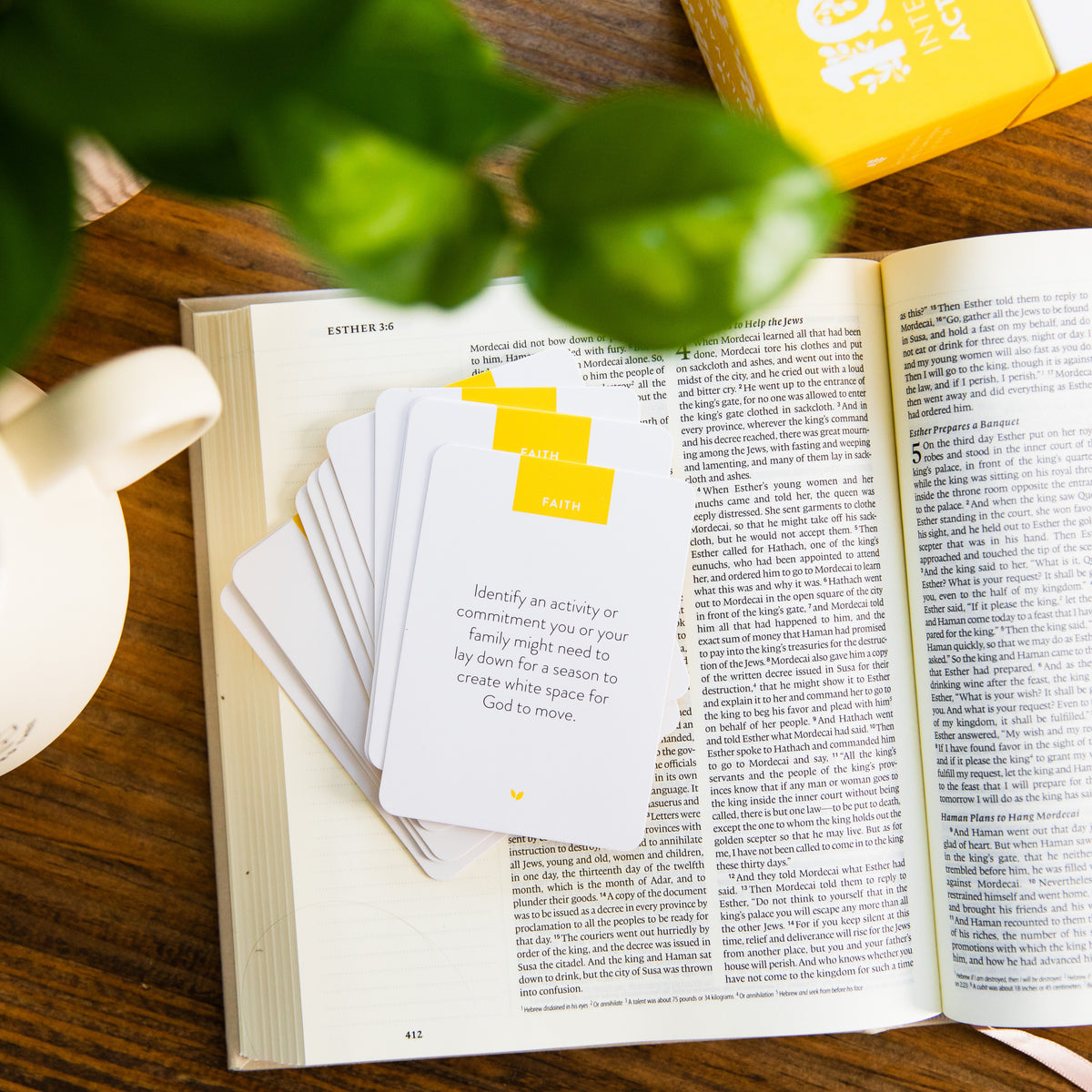 Intentional Action Card Deck | Faith