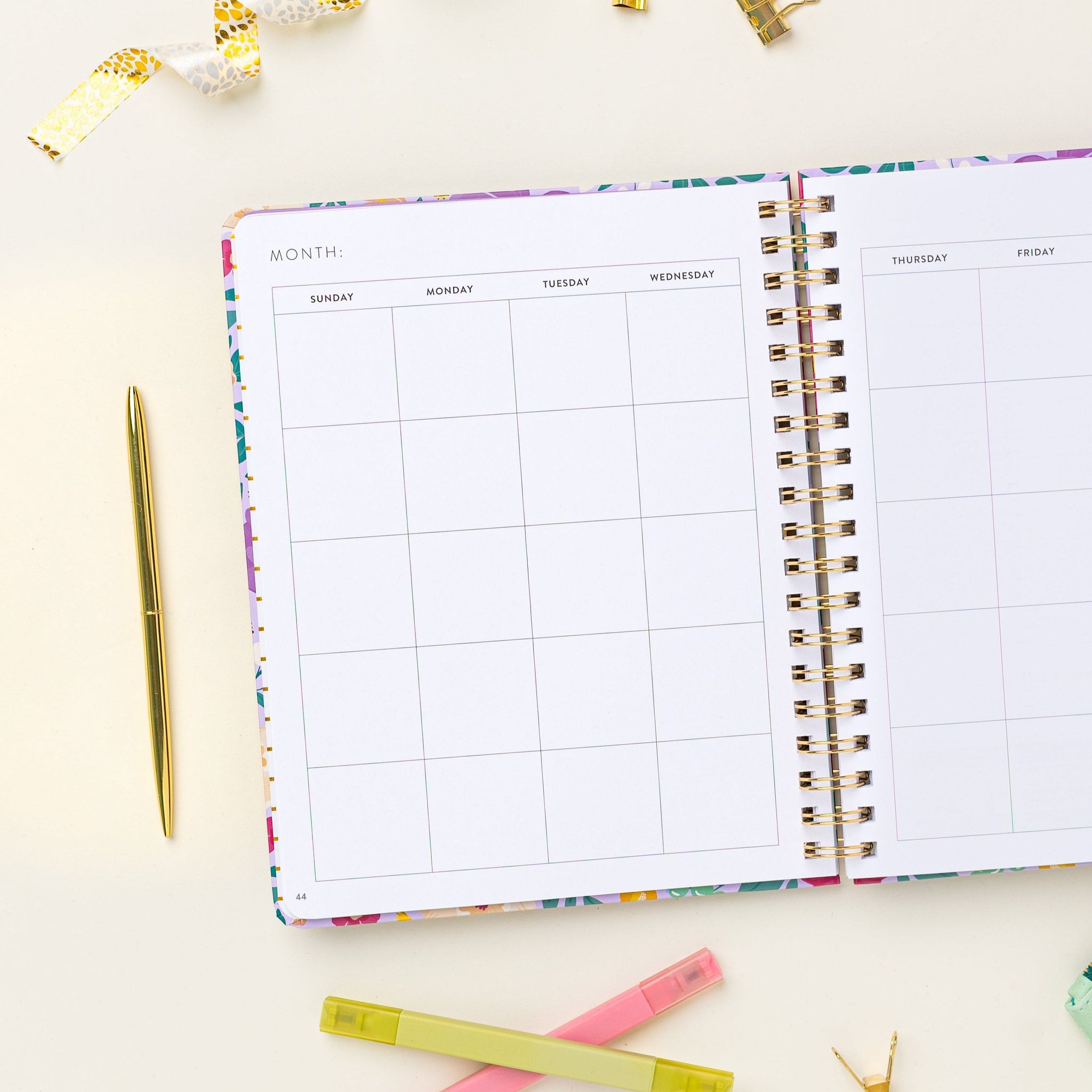 Fresh Start Weekly Goal Planner | Aloe