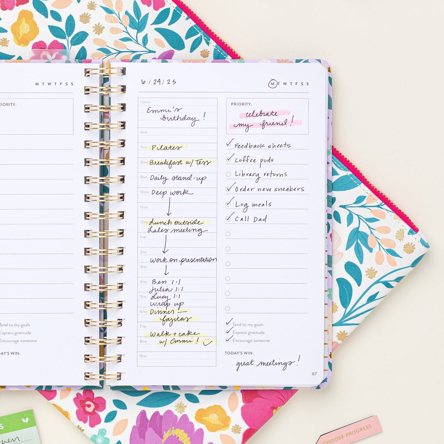 Fresh Start Daily Goal Planner® | Aloe