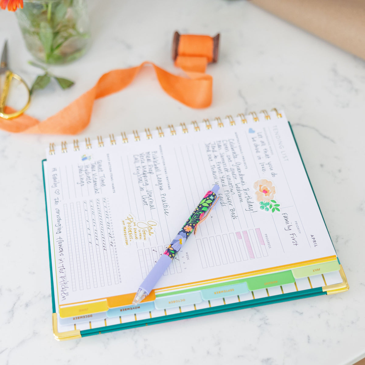 One-Year PowerSheets® Goal Planner | Secret Garden