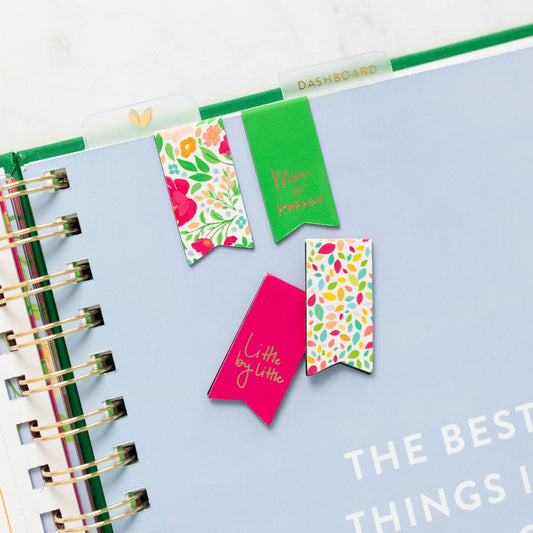 Mini Magnetic Bookmarks | Classic Flags