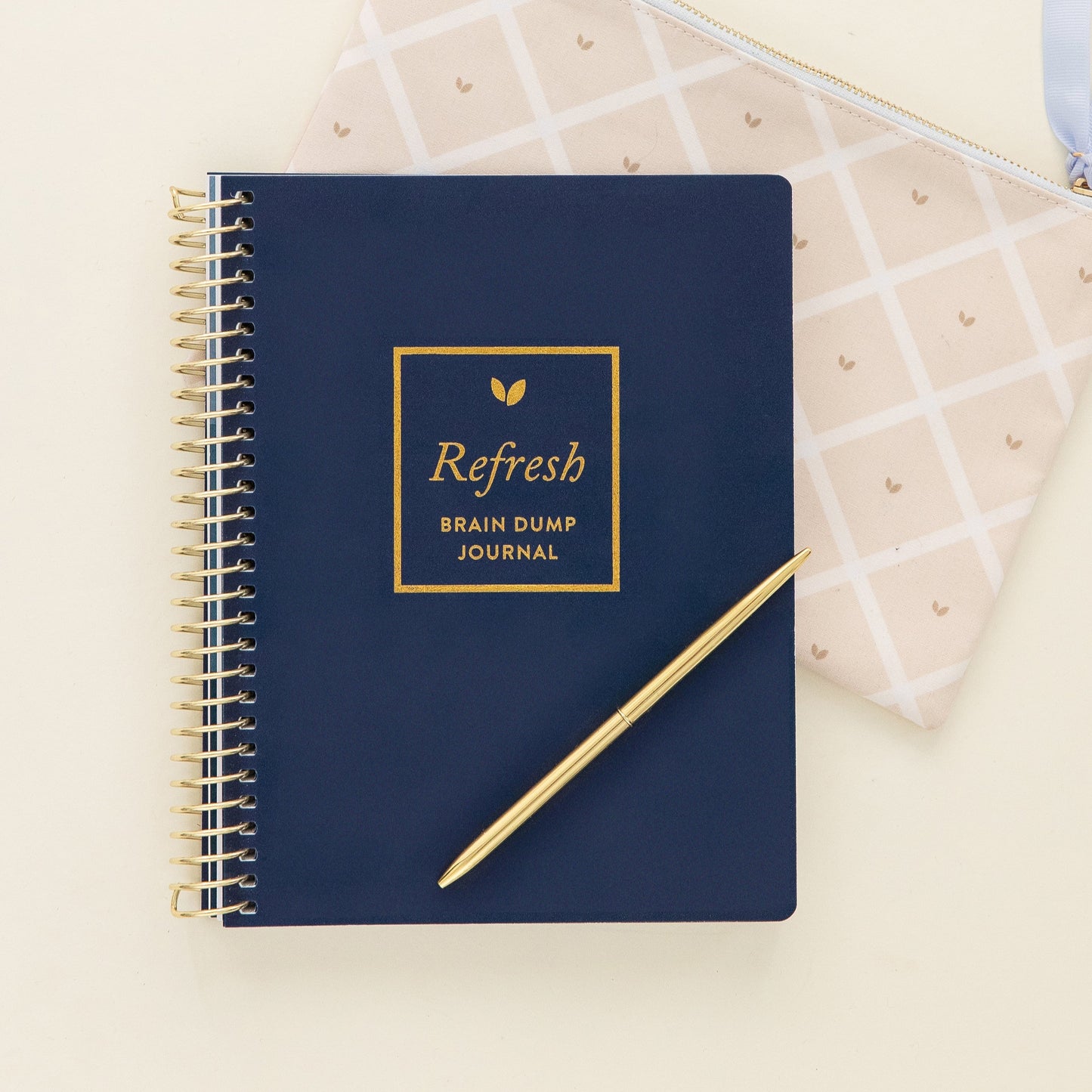 Refresh Brain Dump Journal | Navy