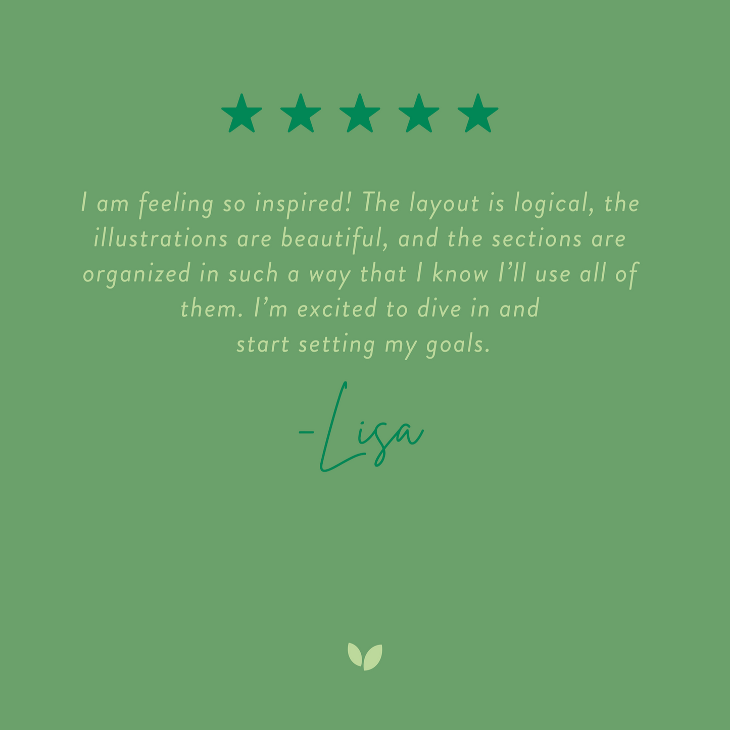 2026 One-Year PowerSheets® Goal Planner | Leaf