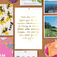 Art Print on a bulletin board with other pictures