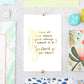 Cultivate What Matters - Art Print - You Know All Those Things - Gold Foil