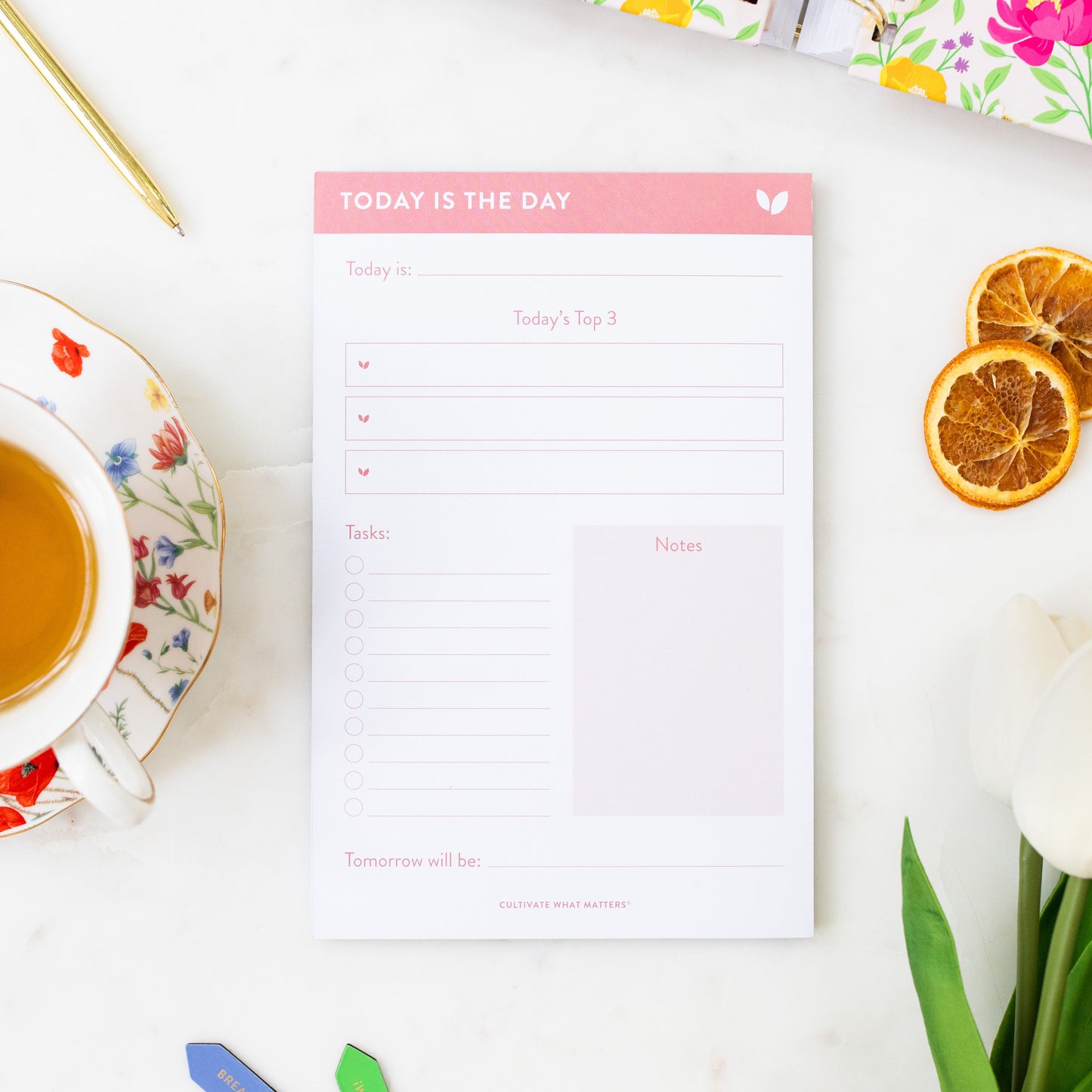 Today Is the Day Notepad - 5.5x8.5