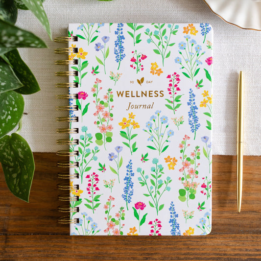 Slightly Imperfect - Wellness Journal | Floral