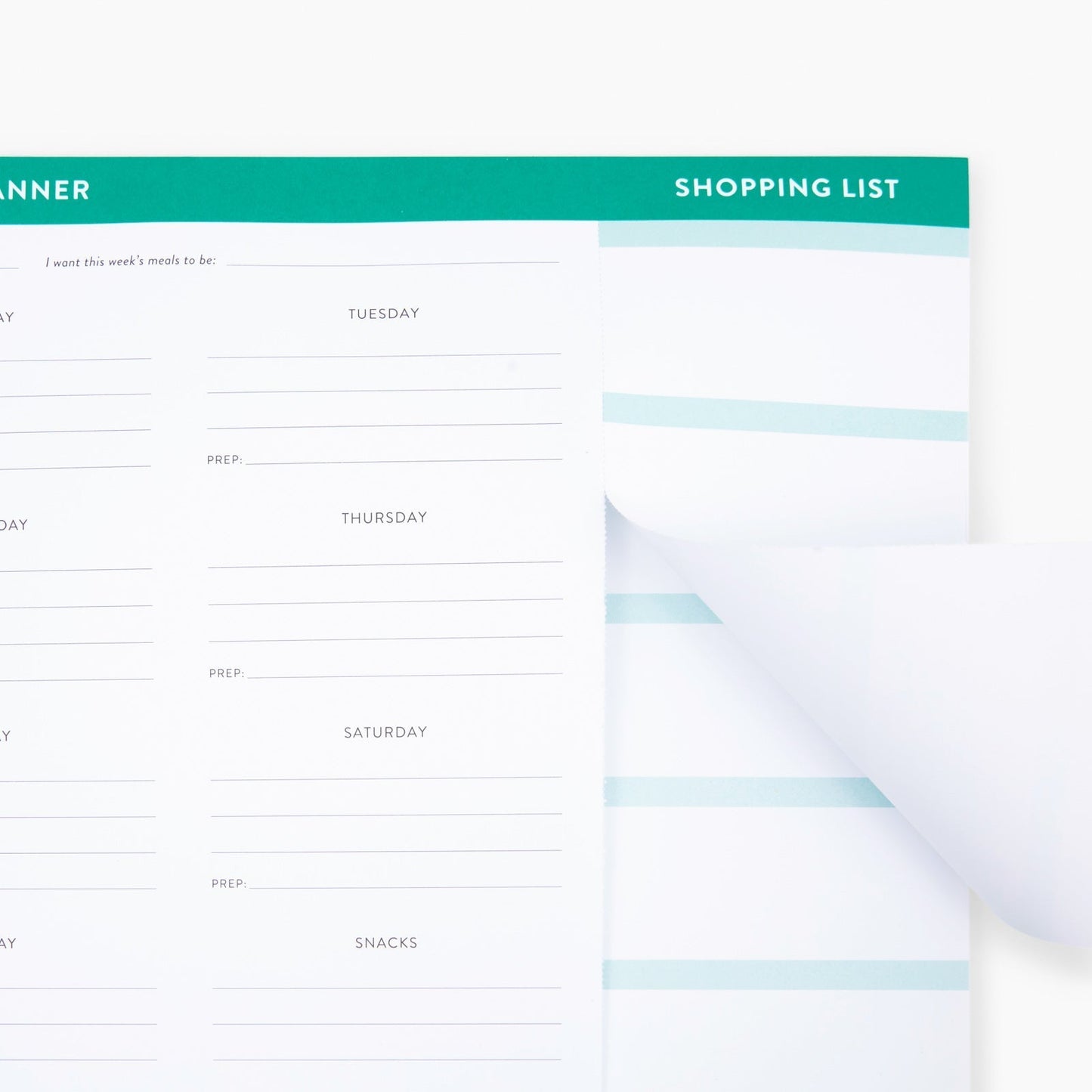 Cultivate What Matters - Meal Planner Notepad