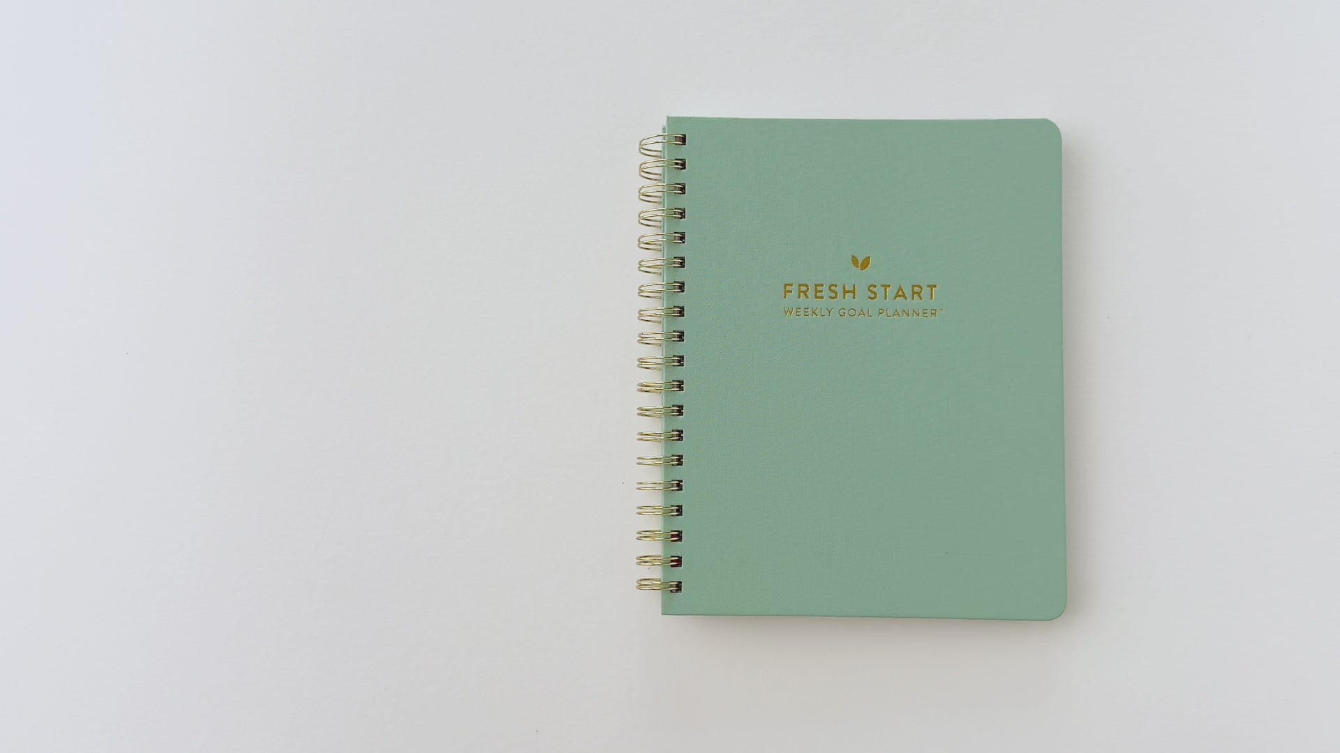 Fresh Start Weekly Goal Planner | Aloe