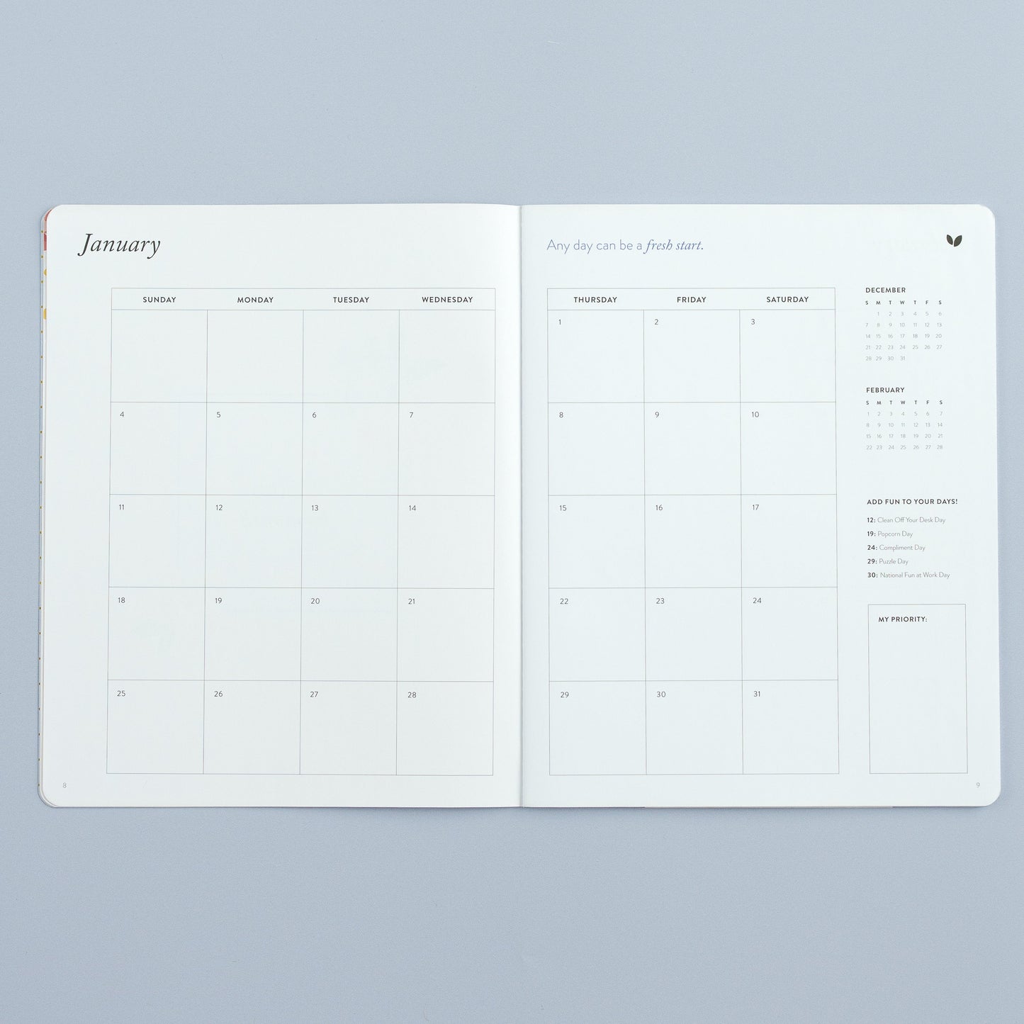2026 Monthly Planner