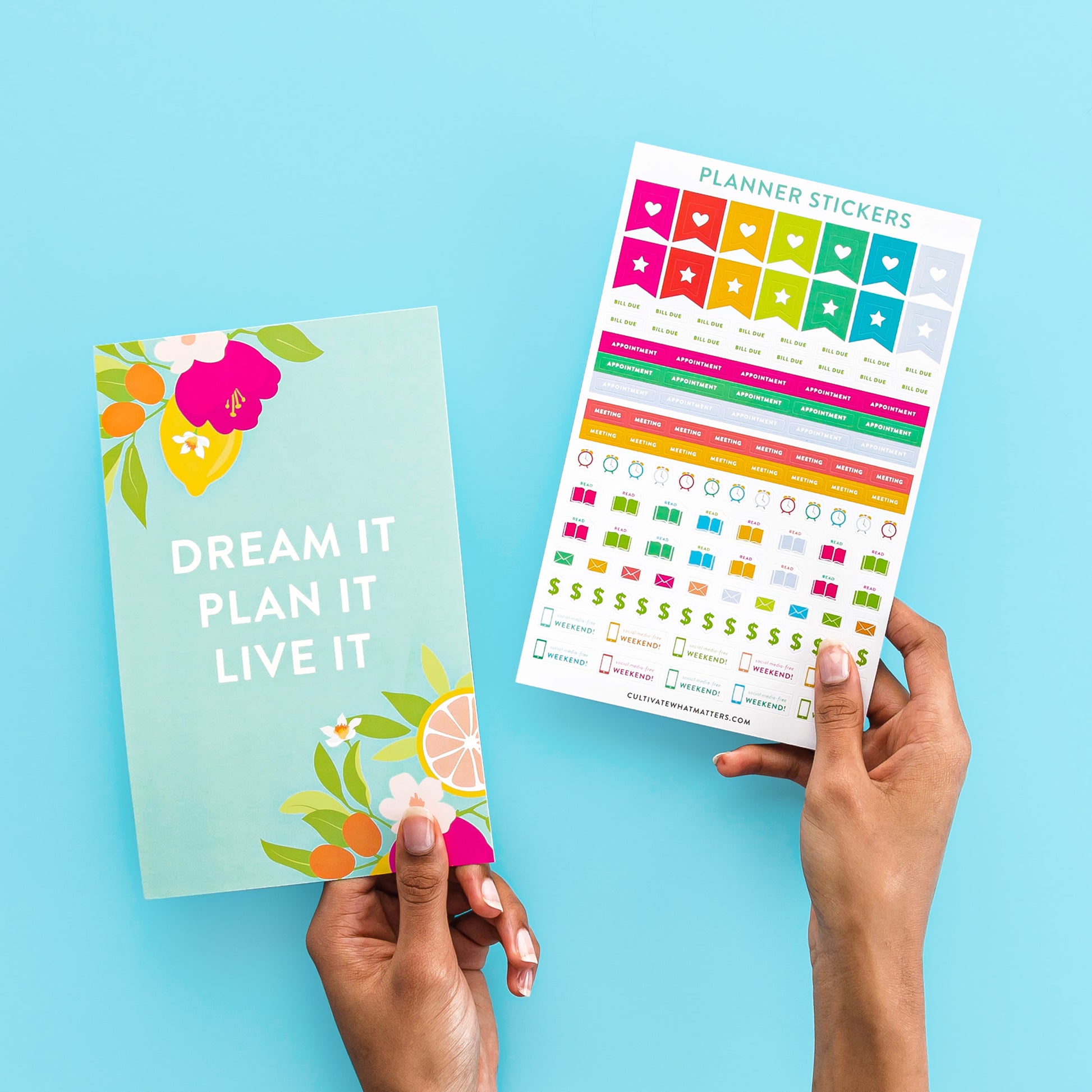 NEW Goal Setting Sticker Book – Cultivate