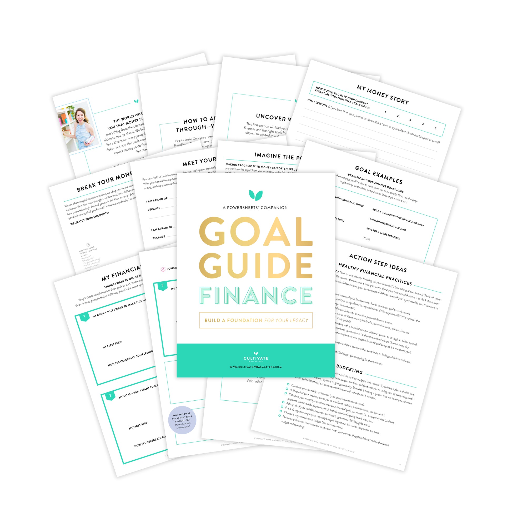 Digital Goal Guide - Finances - Money - Cultivate What Matters - Smart Goal Setting