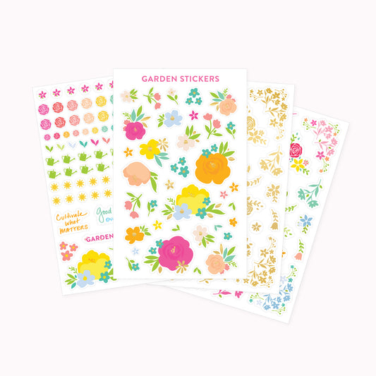 Garden Stickers - Cultivate What Matters - Goal Planning