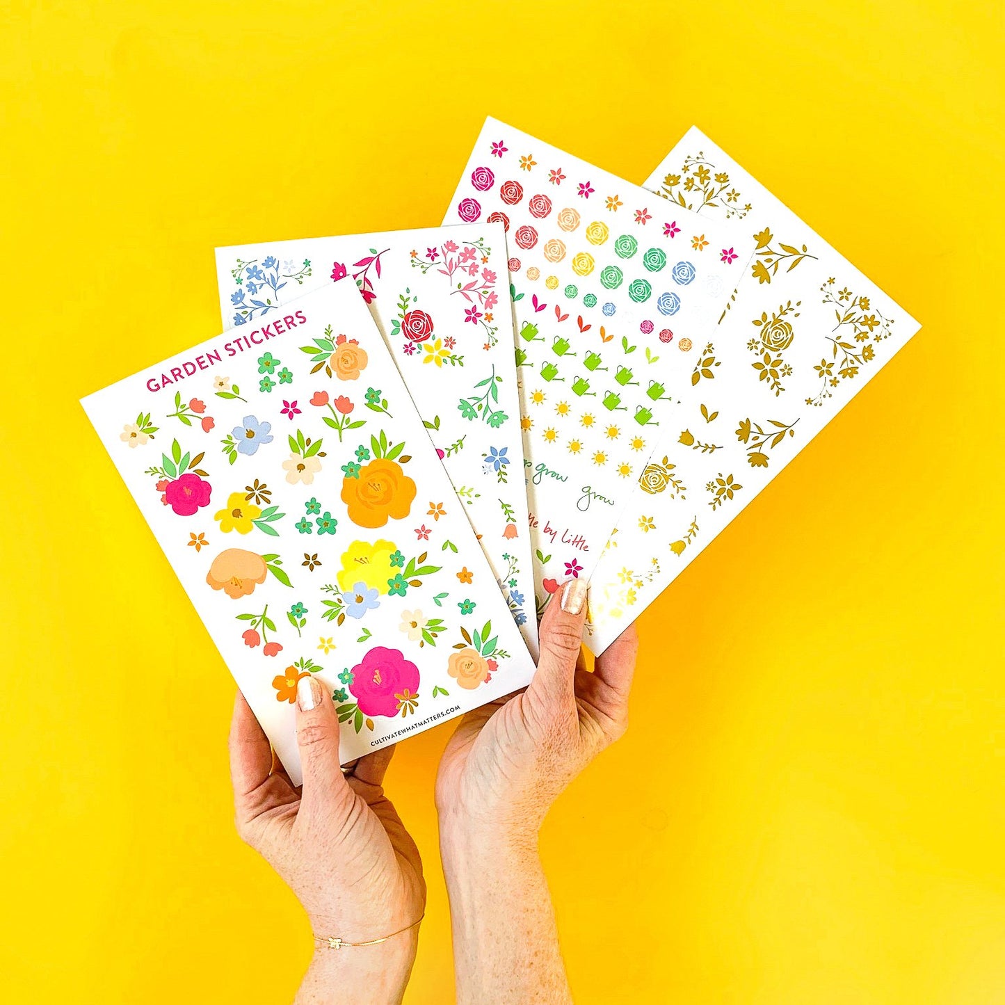 Garden Stickers - Cultivate What Matters - Goal Planning