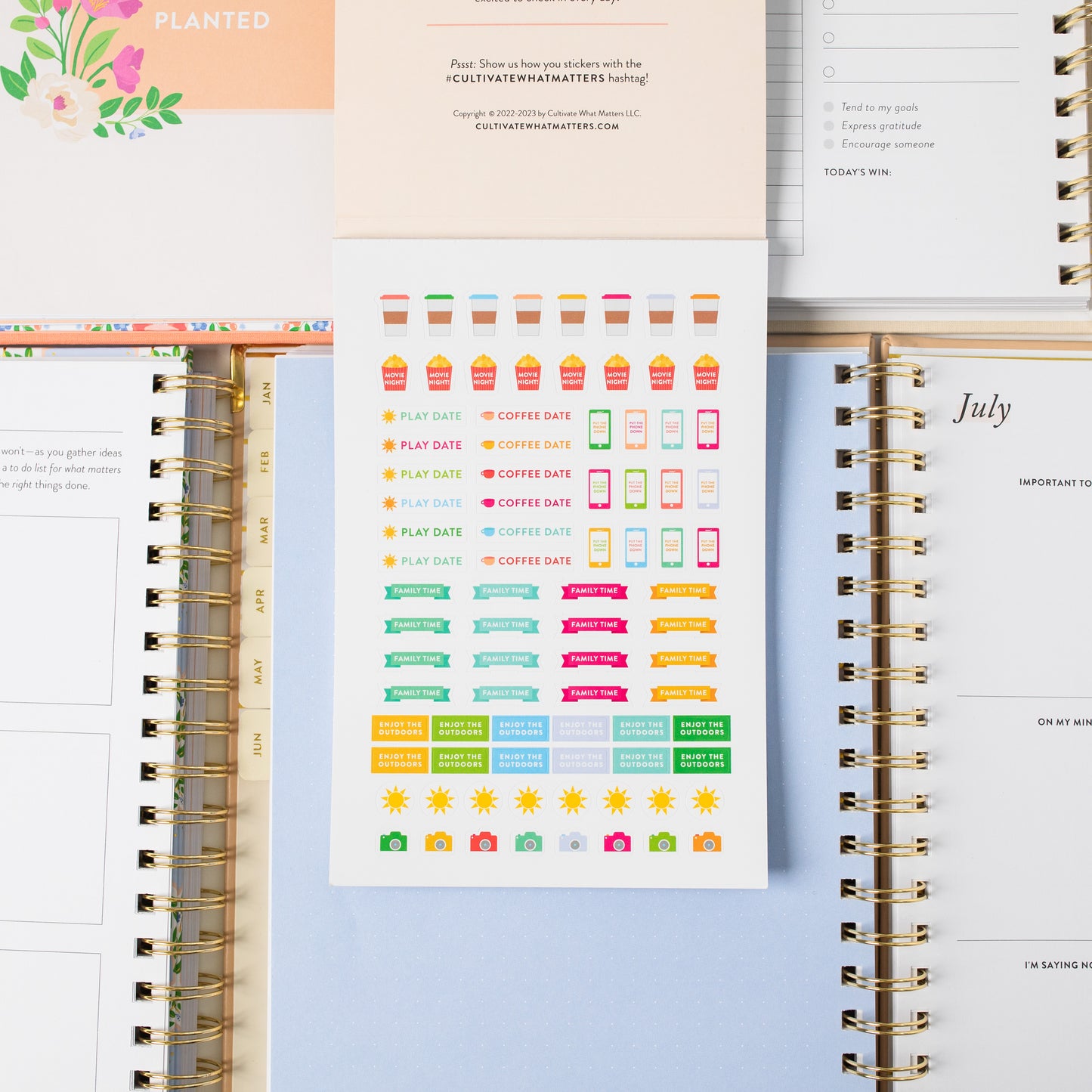 NEW Planner Sticker Book – Cultivate