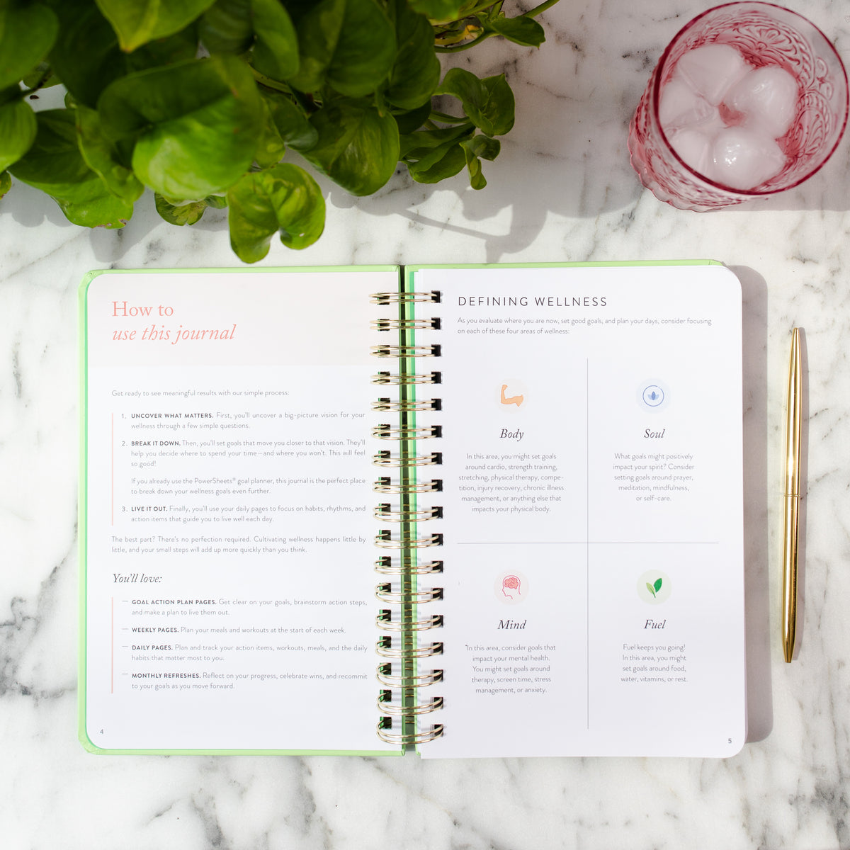Wellness Journal | Bold Floral