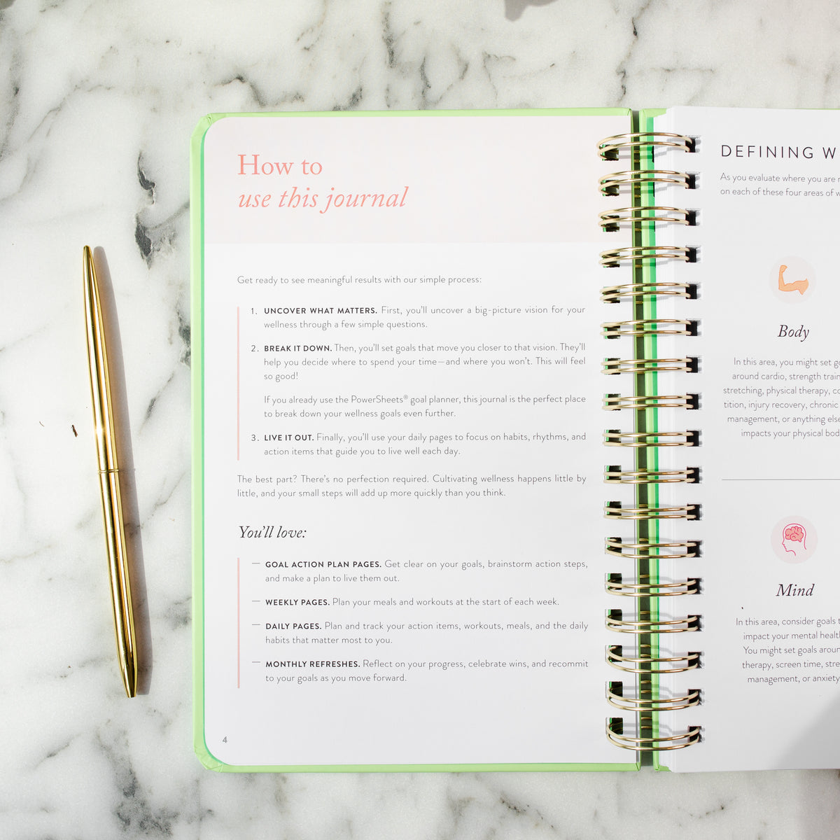 Wellness Journal | Bold Floral