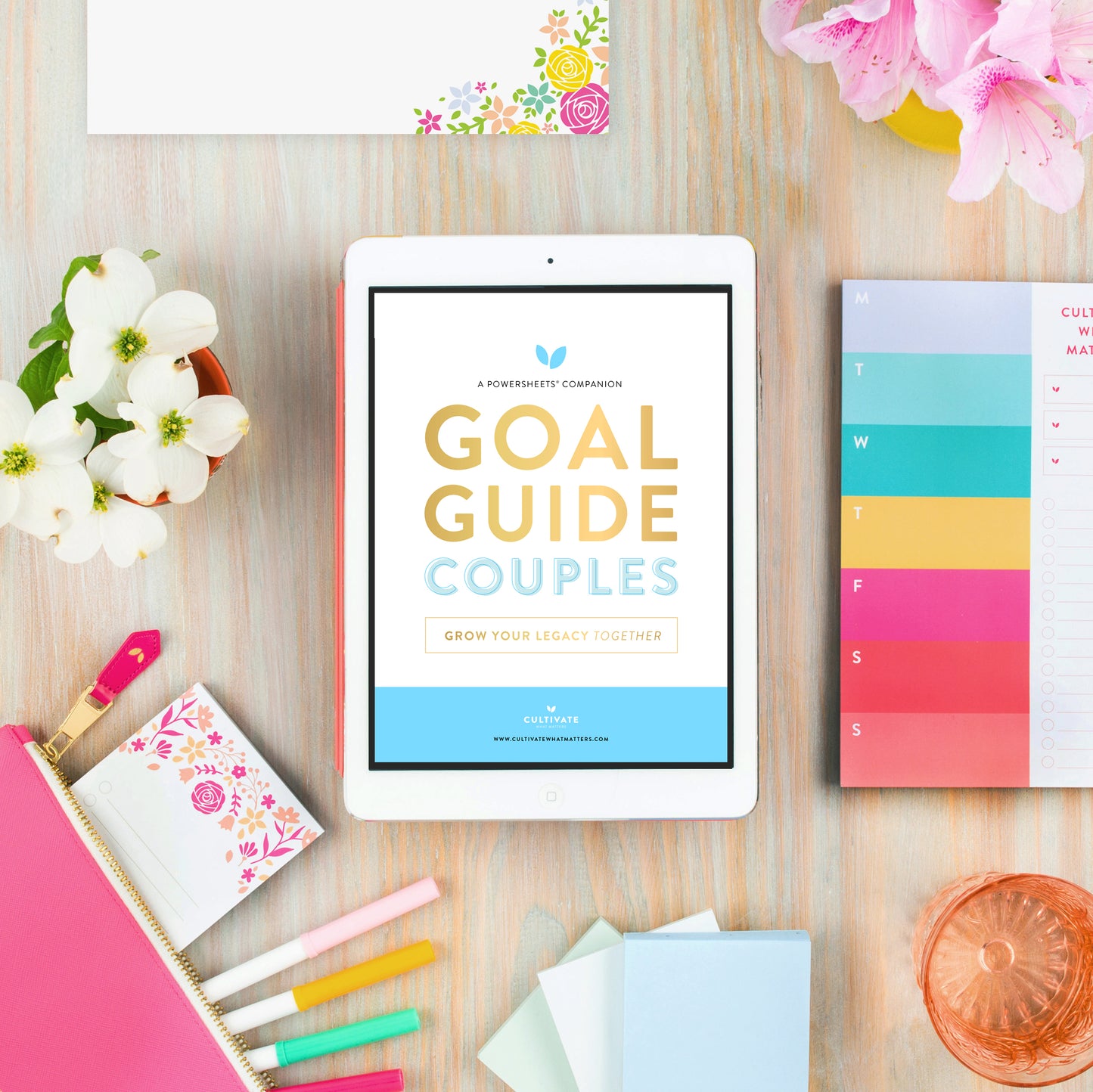 Digital Goal Guide Bundle - Finances - Money - Couples - Parents - Wellness - Health - Cultivate What Matters - Smart Goal Setting