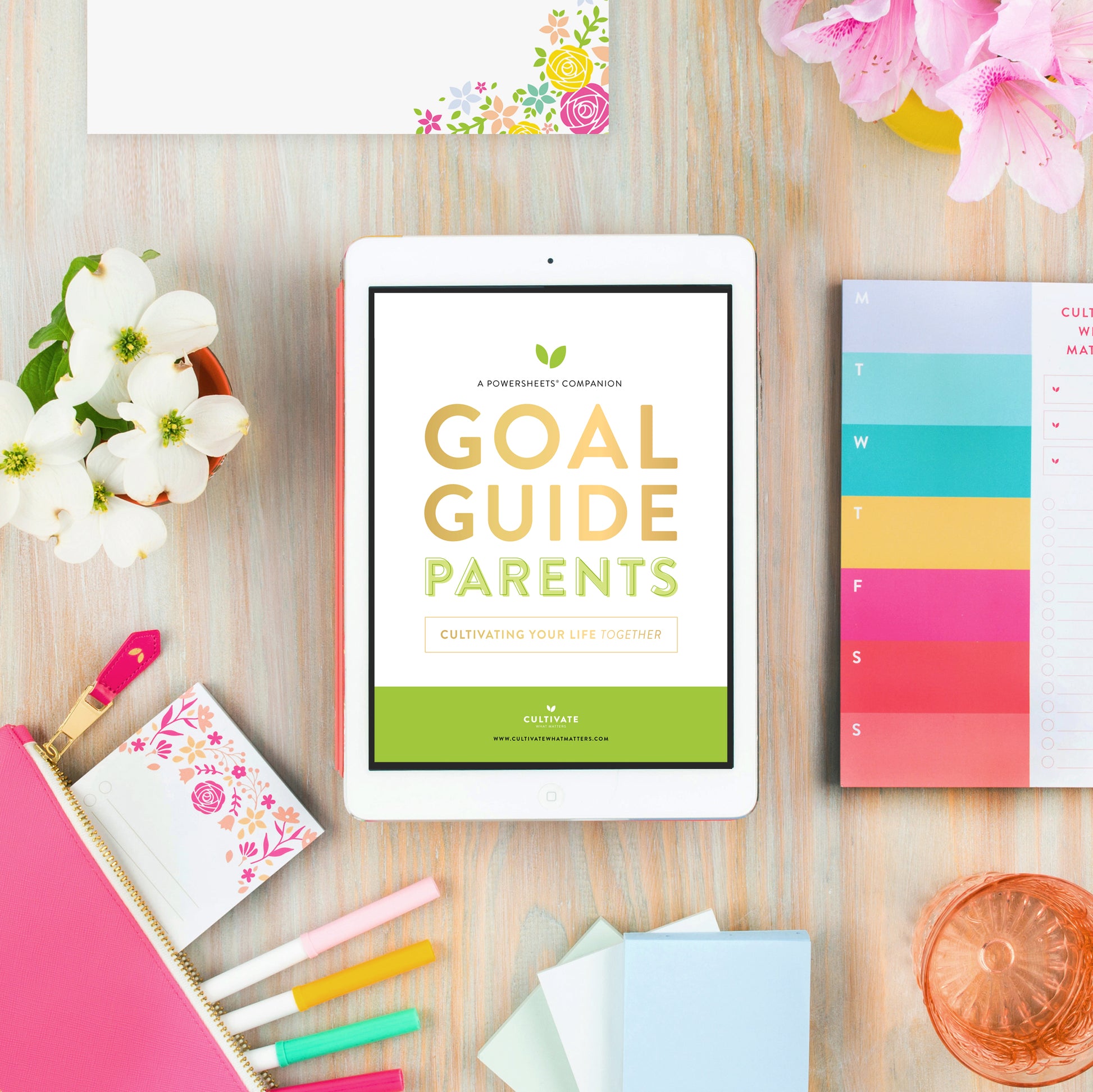 Digital Goal Guide - Parents - Kids - Cultivate What Matters - Smart Goal Setting